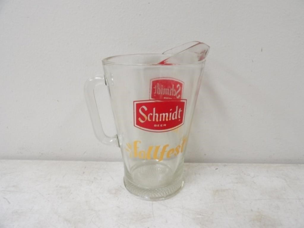 Schmidt Beer Pitcher Fall Fest