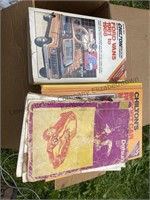 Box lot of Chilton automotive books.