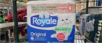 Royal original recycled Mega 9 rolls toilet paper