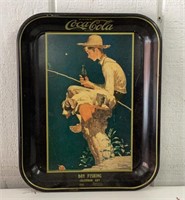 Vintage Norman Rockwell coca-Cola metal tray