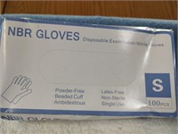 Box of NBR Gloves - Latex Free - Small -75+ PCs