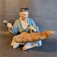 Hakata Sculpture -Carving Man -Japan