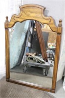 Tall Wood Dresser Mirror