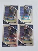 2020 Absolute Trevon Diggs Rookie Lot of 4 Cards