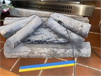 Electric fireplace logs decorative use only