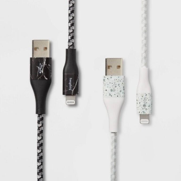 6' Lightning-USB-A 2pk Cable - heyday