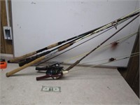 Lot of Fishing Rods & Reels