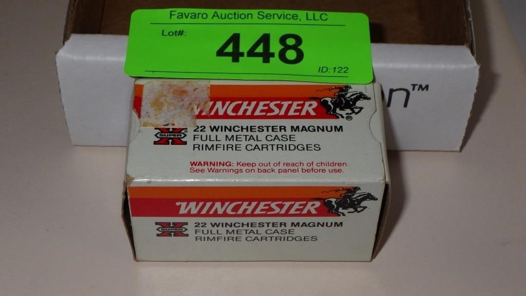 22 WINCHESTER MAGNUM CARTRIDGES