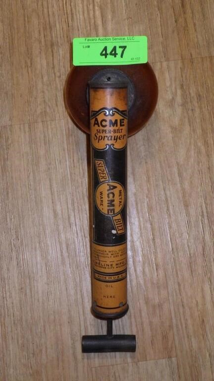 VINTAGE ACME SUPER-BILT SPRAYER