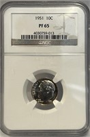 S - 1951 ROOSEVELT DIME (D33)