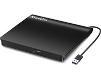 Rioddas External CD/DVD Drive for Laptop USB 3.0