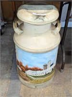 Painted Milk Can of Shanksville Farm