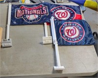 3 WASHINGTON NATIONALS AUTO WINDOW FLAGS