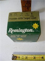 1 Box Remington 28 Gauge 9 Shot 25 Shells