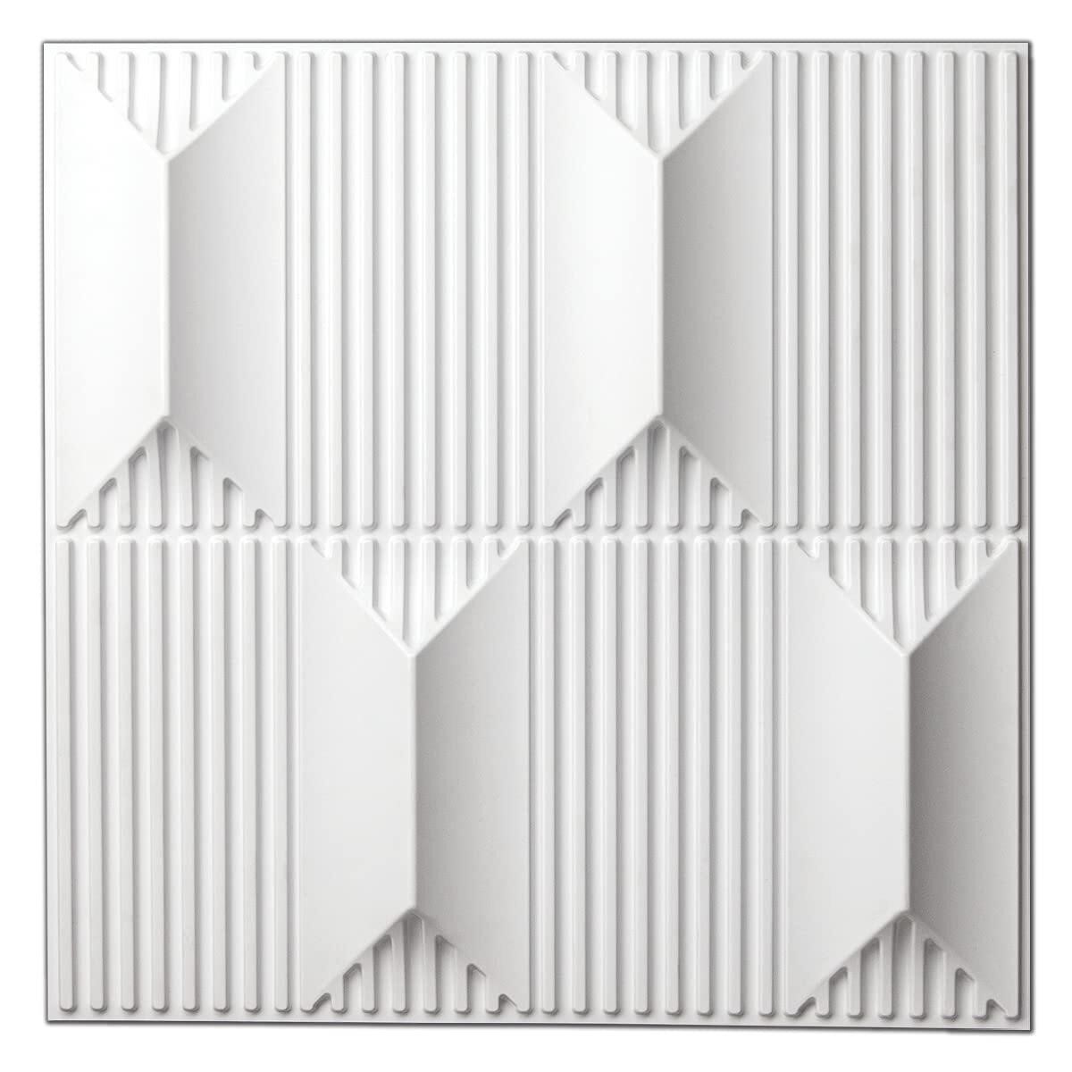 Art3dwallpanels PVC 3D Wall Panel 19.7x19.7.