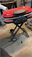 Coleman portable grill with grill utensils