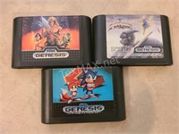 (3) Sega Genesis Games