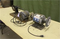 Omega 1/2 HP Bench Grinder & Electric Motor w/Wire