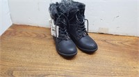 NEW Marryann Girls Black Faux Fur Boots Size 13
