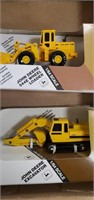2 John Deere construction toys