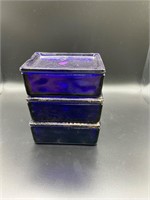 3CT Cobalt Blue Soap Dishes