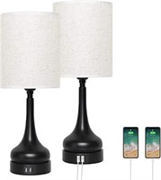 HAITRAL Touch Bedside Lamps Set of 2- Lamps . **