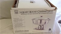 5 quart round chafing dish