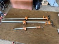 (3) Pipe Clamps