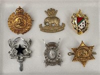 6) VARIOUS COUNTRY POLICE BADGES