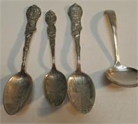 (4) STERLING SILVER SPOONS
