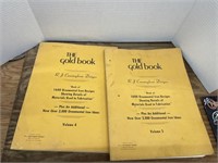 Vintage “The Gold book” books