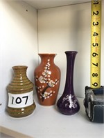 Set Of Ceramic Vases Gourd And Urn Shape Flower