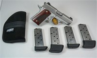 Stainless Kimber Micro 9 pistol