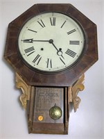 Antique E.N Welch Octagonal ‘Public Spaces’ Clock
