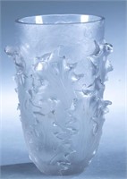 Rene Lalique, 'Cire perdue' vase.