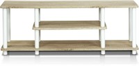 B9188  Furinno TV Stand 3-Tier up to 50 - Oak/Oak