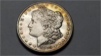 1878 S Morgan Silver Dollar Very High Grade Toned