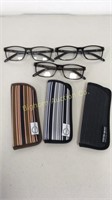 Foster Grant Reading Glasses w/ Cases