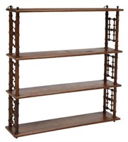 FRENCH PROVINCIAL PINE WALL-MOUNTED ETAGERE SHELF