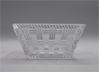 Tiffany & Co Glass Square Basket Trinket Dish