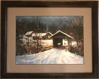 Signed & Numbered Jim Gray Winter Scene
