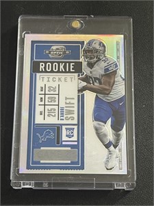 D'Andre Swift 2020 Panini Contenders RC Silver
