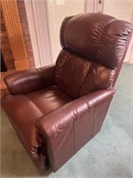 La-Z-Boy Chocolate Brown Leather Rocker Recliner