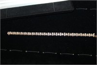Ladies Diamond Bracelet 14kt yg hallmarked 3ct