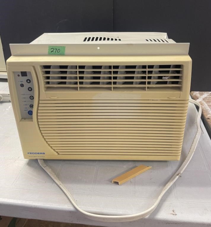 Fedders 6000 BTU window air conditioner- tested