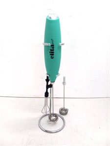 Elita Pro milk frother beater turquoise works