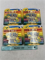 NEW Lot of 4-8ct- Double Sided Crayola Markers