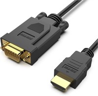 BENFEI HDMI to VGA 3 Feet Cable, Uni-Directional H
