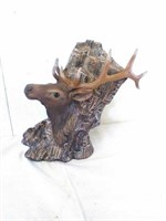 Ceramic elk decorative piece. 11" no damage