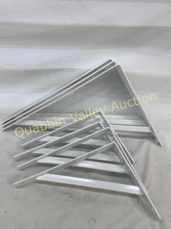 HEAVY DUTY WHITE SHELF BRACKETS